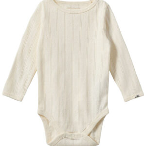 Sofie Schnoor Body l/æ - DicteSB - Off White m. Hulmønster