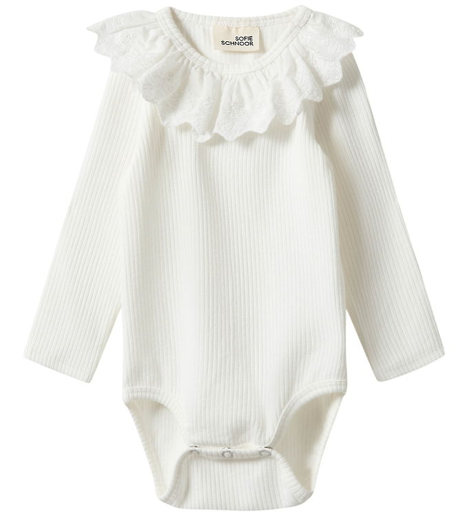 Sofie Schnoor Body l/æ - Rib - DicteKB - Snow White m. Blonder