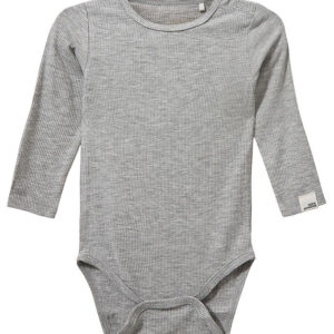 Sofie Schnoor Body l/æ - Rib - DicteSB - Gråmeleret