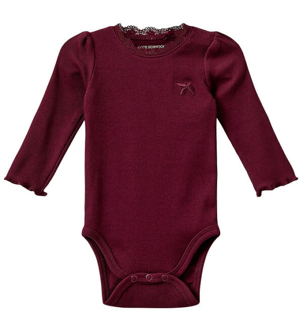 Sofie Schnoor Body l/æ - Rib - Dictesb - Burgundy