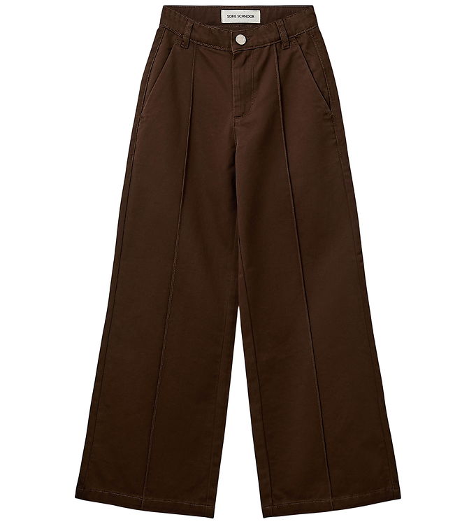 Sofie Schnoor Bukser - IzzaSy - Dark brown
