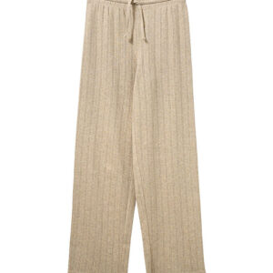 Sofie Schnoor Bukser - LovaSY - Beige m. Hulmønster