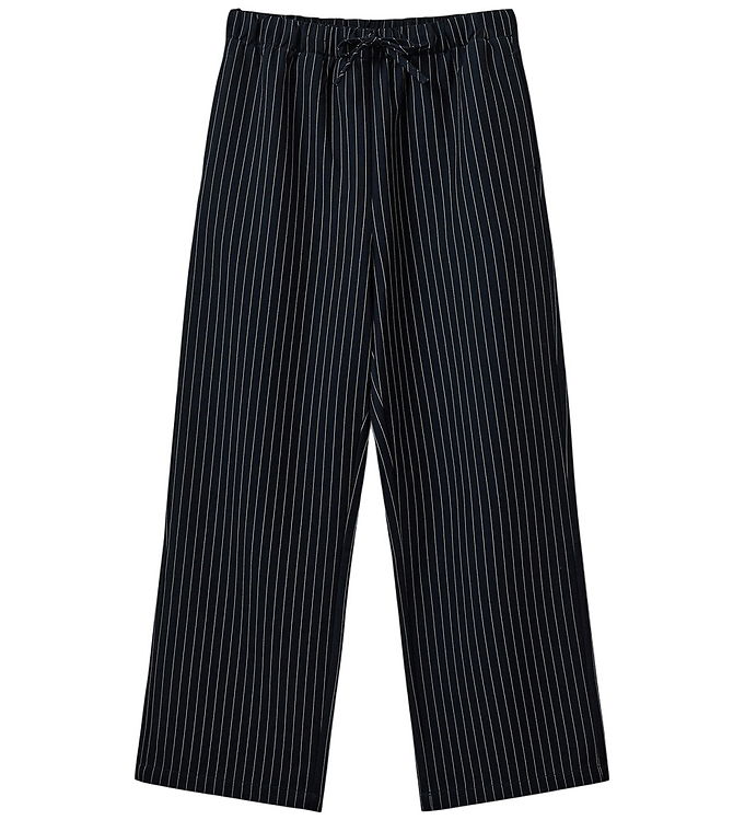 Sofie Schnoor Bukser - NolaSY - Dark Navy m. Striber