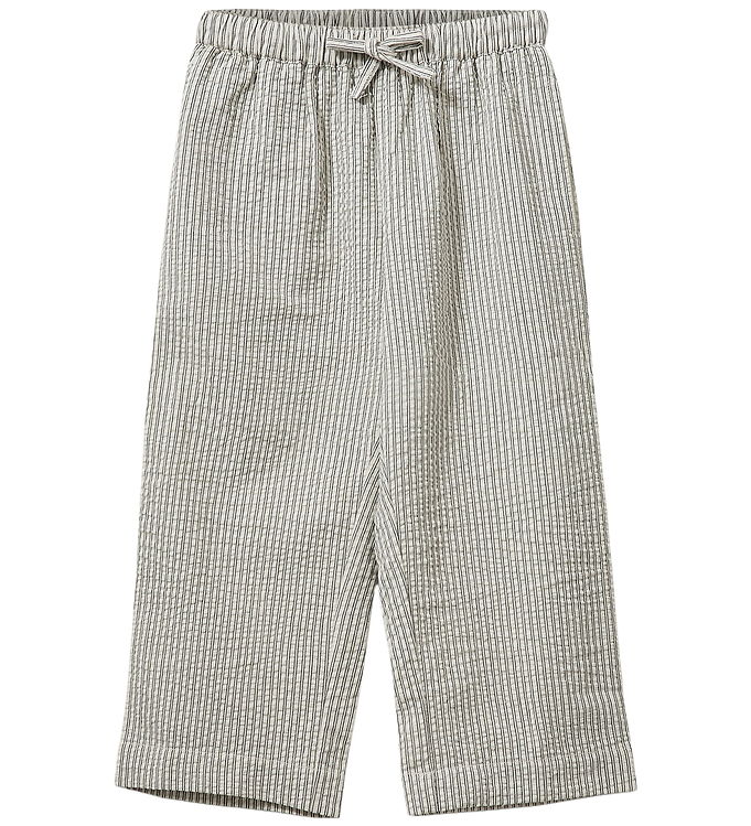 Sofie Schnoor Bukser - Noos - StormSK - Antique Whitee/Sortstrib