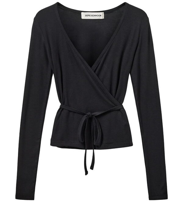 Sofie Schnoor Cardigan - Rib - Viskose - Joodysy - Black