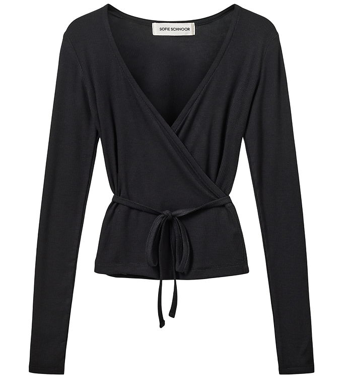 Sofie Schnoor Cardigan - Rib - Viskose - Joodysy - Black