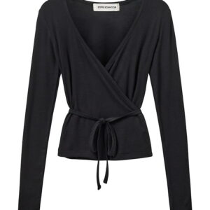 Sofie Schnoor Cardigan - Rib - Viskose - Joodysy - Black