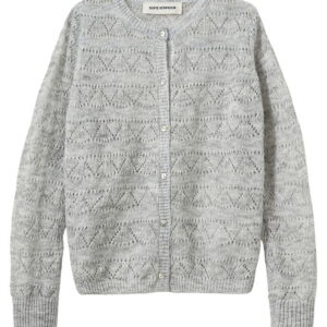 Sofie Schnoor Cardigan - Strik - CisseSY - Gråmeleret