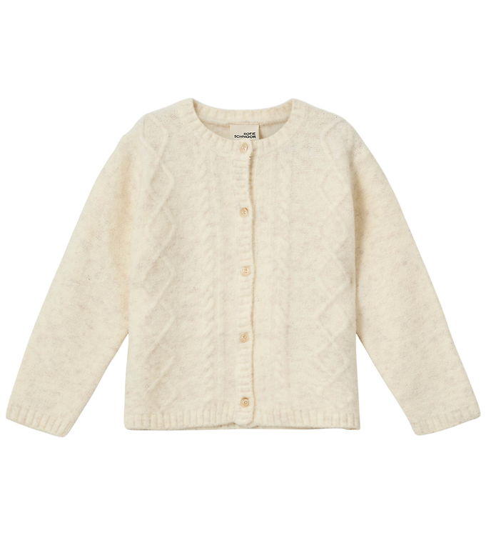 Sofie Schnoor Cardigan - Strik - HennyKB - Off White