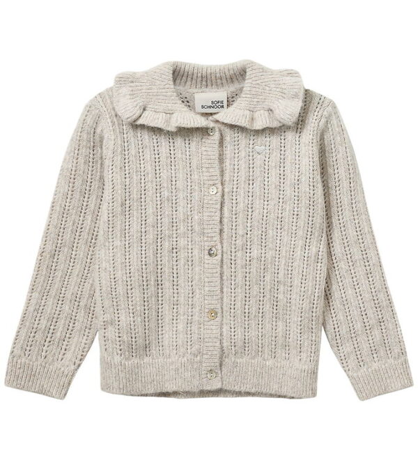 Sofie Schnoor Cardigan - Strik - Hennysk - Ecru Melange