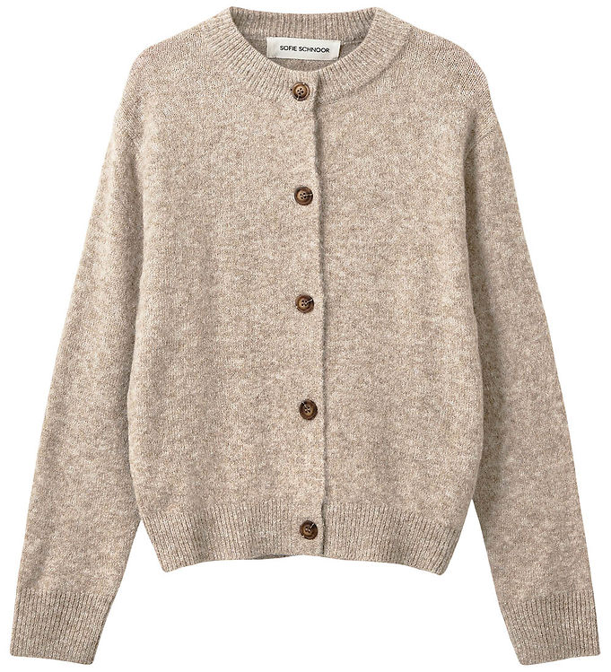 Sofie Schnoor Cardigan - Strik - MauraSy - Beige Melange