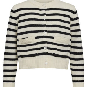 Sofie Schnoor Cardigan - Strik - Off White m. Striber