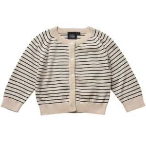 Sofie Schnoor Cardigan - Strik - Oslo - Off White Striped