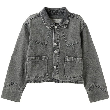 Sofie Schnoor Denimjakke - Amayasy - Stone grey