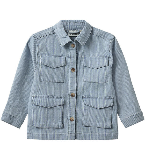 Sofie Schnoor Denimjakke - Hector - Blue Denim Stripe
