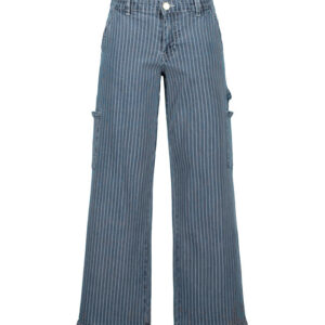 Sofie Schnoor Girls Jeans - Light Blue Stribet