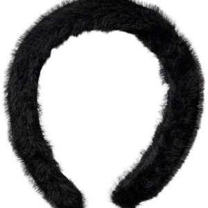 Sofie Schnoor Hårbøjle - Imiteret Pels - Chlosy - Sort