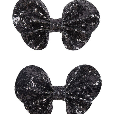 Sofie Schnoor Hårsløjfer - 2-pak - 7x4,5 cm - Sort