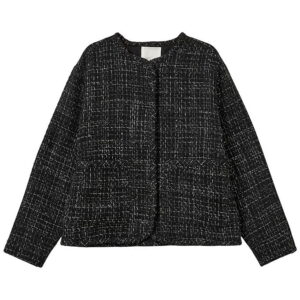 Sofie Schnoor Jakke - Hollysy - Sort m. Glimmertern