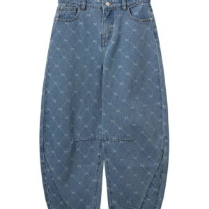 Sofie Schnoor Jeans - Tomar - Denim Blue m. Harlequinmønster