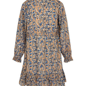 Sofie Schnoor Kjole - Beige/Blå