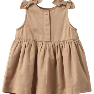 Sofie Schnoor Kjole - Bomuld/Hør - Gladysb - Soft Brown