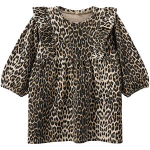 Sofie Schnoor Kjole - Bomuld/Viskose - Lulasb - Light Brown Leop