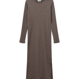 Sofie Schnoor Kjole - Facitasy - Rib - Brown striped