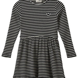 Sofie Schnoor Kjole - Rib - Berrask - Black Striped