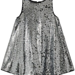 Sofie Schnoor Kjole - SallySK - Silver m. Pailletter