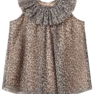 Sofie Schnoor Kjole - SoniaKB - AOP Leo Light Sand