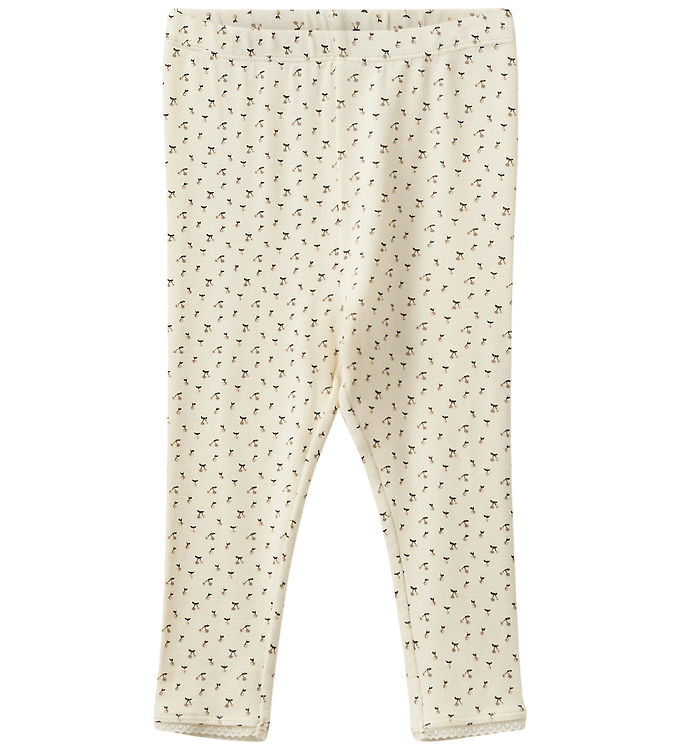 Sofie Schnoor Leggings - Modal - NalineKB - Off White AOP Cherry