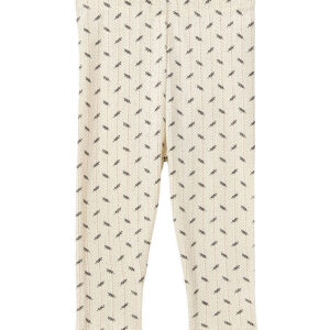 Sofie Schnoor Leggings - Naline - Antique White m. Print/Hulmøns