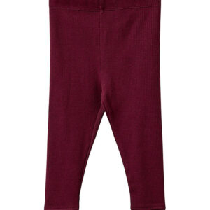 Sofie Schnoor Leggings - Rib - Nalinesb - Burgundy