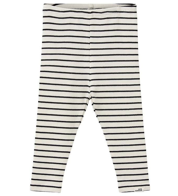 Sofie Schnoor Leggings - Samsb - Black Striped