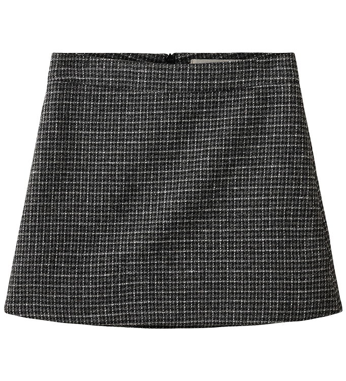 Sofie Schnoor Nederdel - Polyester/Uld - NinaSY - Grey Check