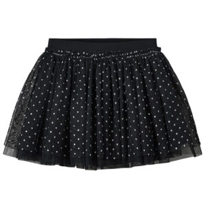 Sofie Schnoor Nederdel - Tyl - Siggysk - Sort m. Prikker
