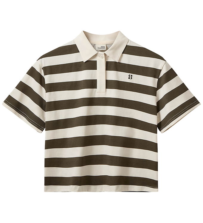 Sofie Schnoor Polo - PilSy - Brown Striped