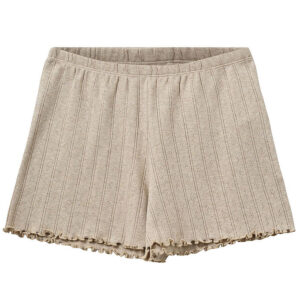 Sofie Schnoor Shorts - Haselsy Poientelle - Beige m. Hulmønster