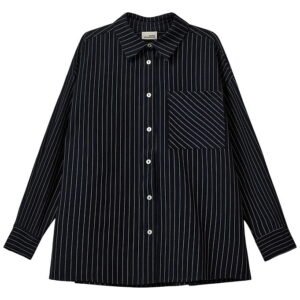 Sofie Schnoor Skjorte - KaliaSy - Dark Navy m. Striber