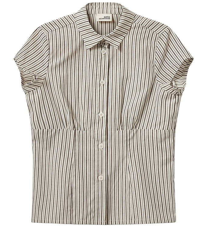 Sofie Schnoor Skjorte - LilyanSY - Brown Striped
