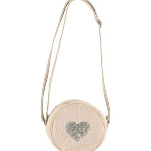 Sofie Schnoor Skuldertaske - Imiteret Pels - Mollysk - Beige m.