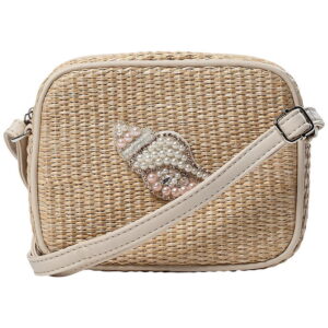 Sofie Schnoor Skuldertaske - NinnieKB - Nature m. Perler