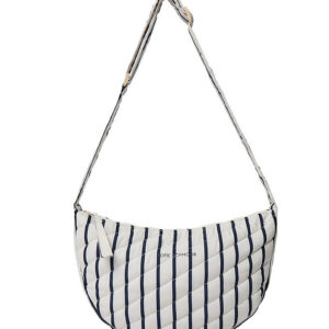 Sofie Schnoor Skuldertaske - Off White/Navy Striped