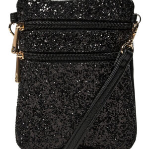 Sofie Schnoor Skuldertaske - Sort Glitter