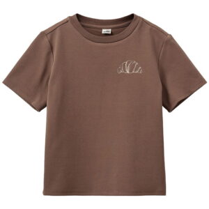 Sofie Schnoor T-shirt - Astask - Brun m. Croissant