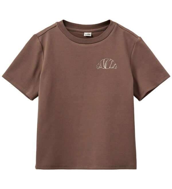 Sofie Schnoor T-shirt - Astask - Brun m. Croissant