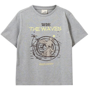 Sofie Schnoor T-shirt - Gråmeleret m. Kanin