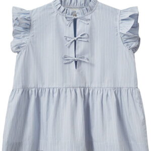 Sofie Schnoor T-shirt - JulietteSY - Light Blue Striped