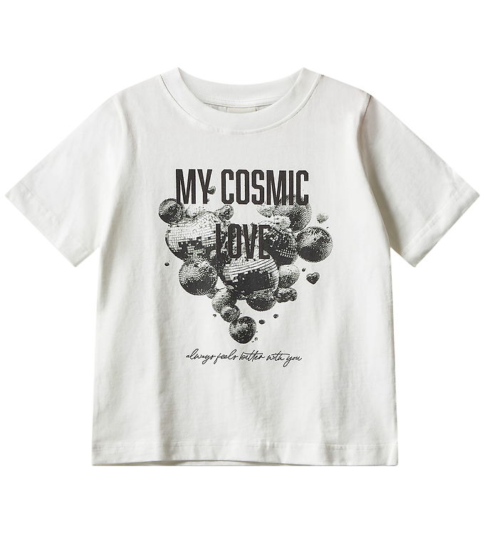 Sofie Schnoor T-shirt - LunaSY - Brilliant White m. Print